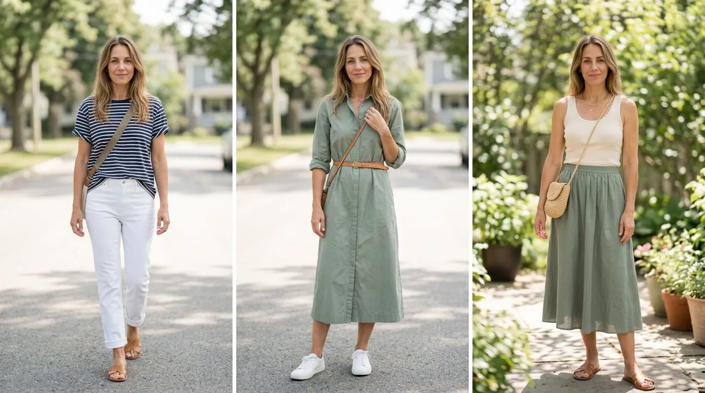 12 Casual Summer Outfits for Women Over 40