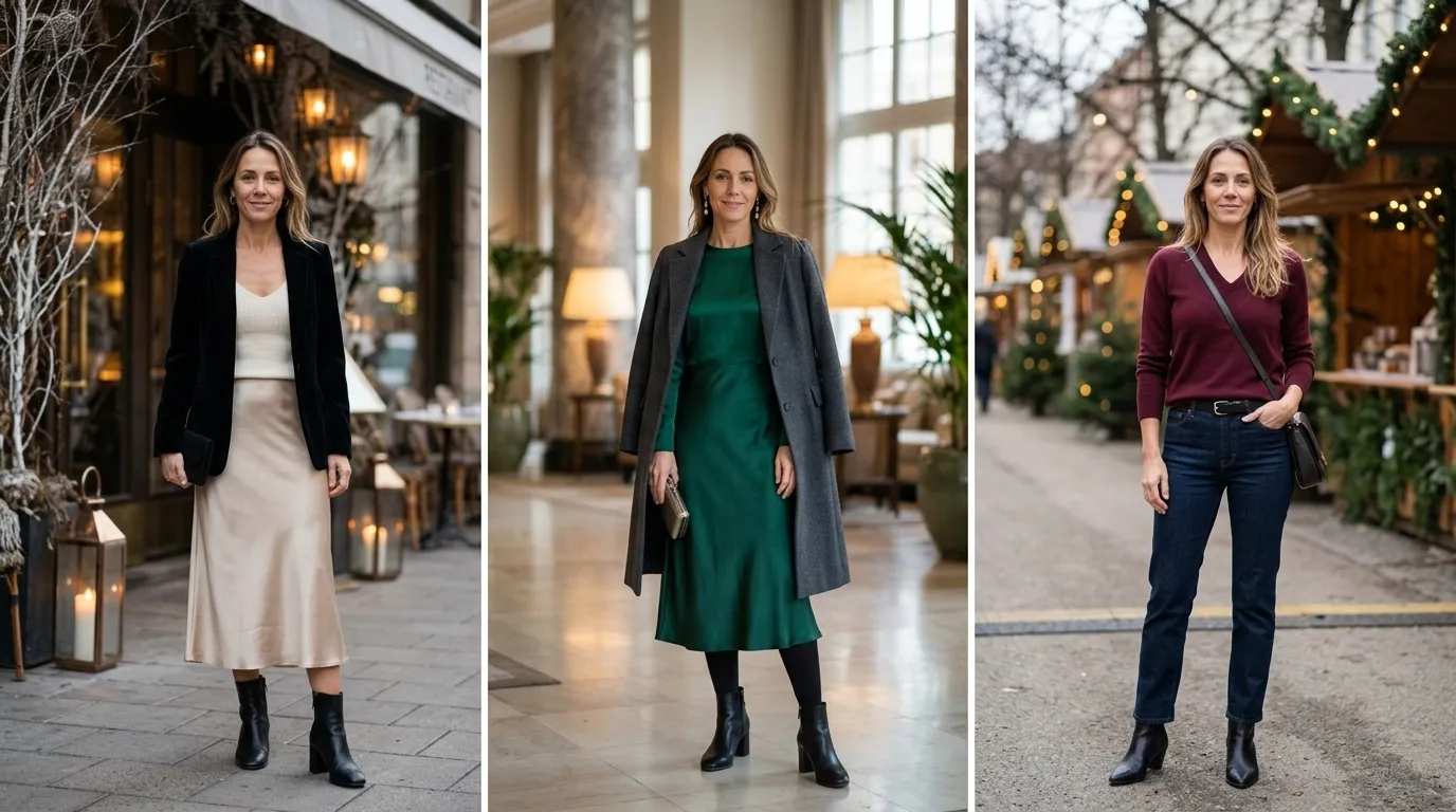 12 Winter Date Night Outfits for Women Over 40