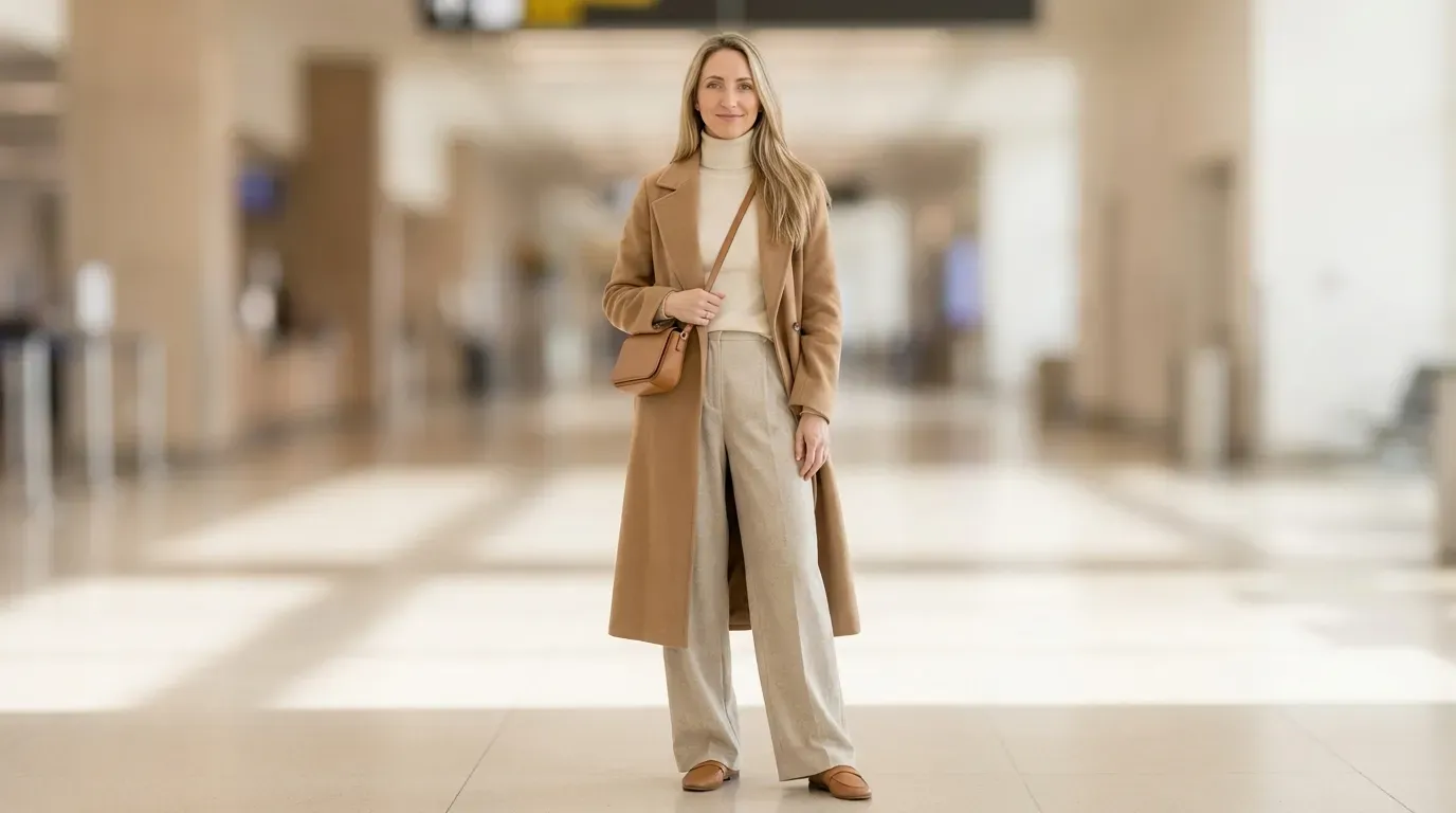 15 Airport Outfits for Flying Business or First Class After 40