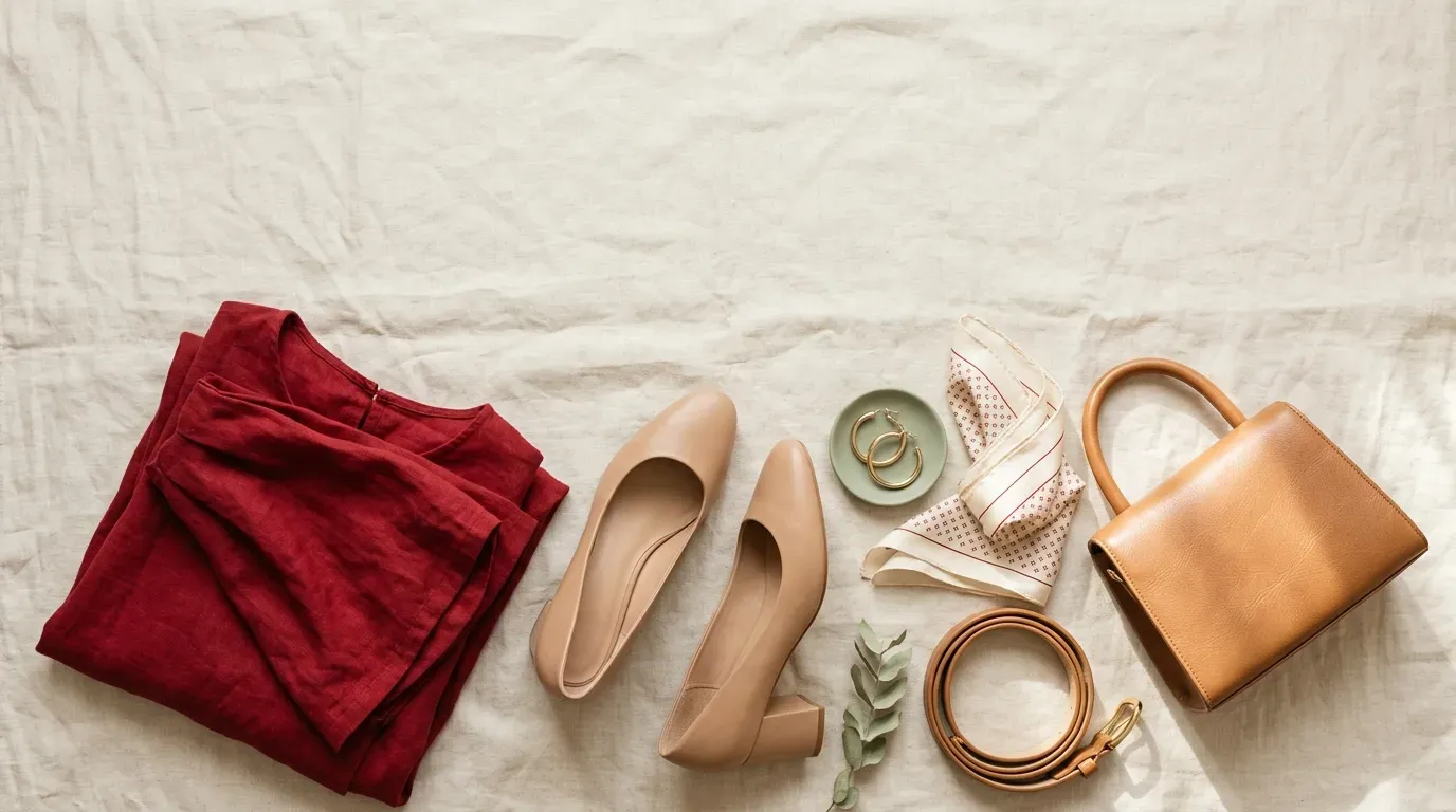 Guide to Accessorizing a Red Dress for Women Over 40