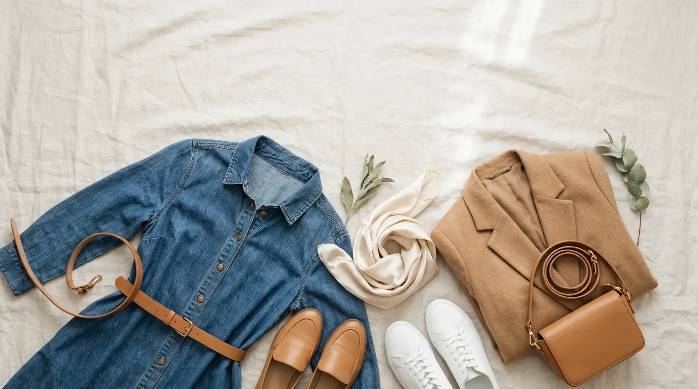 How to Style a Denim Dress for Women Over 40