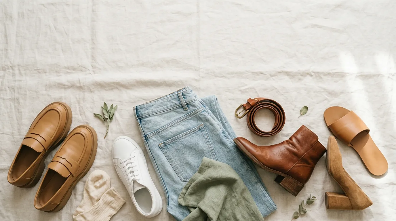What Shoes to Wear with Wide Leg Jeans for Women Over 40